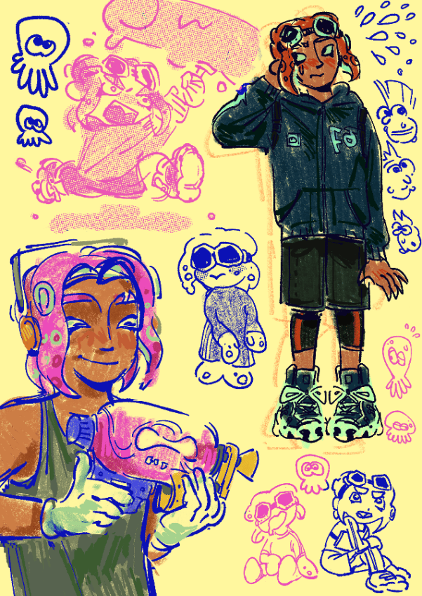 splatoon sketches